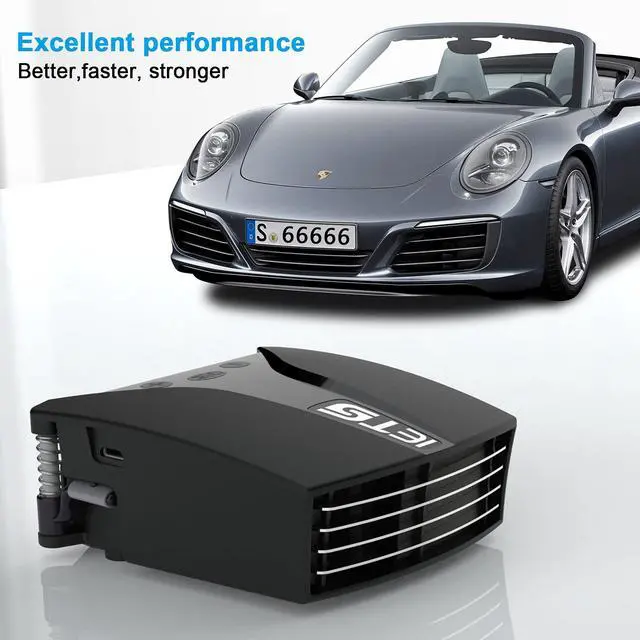 Alt view image 3 of 6 - GT202UB vacuum laptop fan cooler With temperature display, intelligent temperature measurement cooling, 13 wind speed (2600-5000RPM turbo fan),Perfect for Rapid Cooling of gaming laptop
