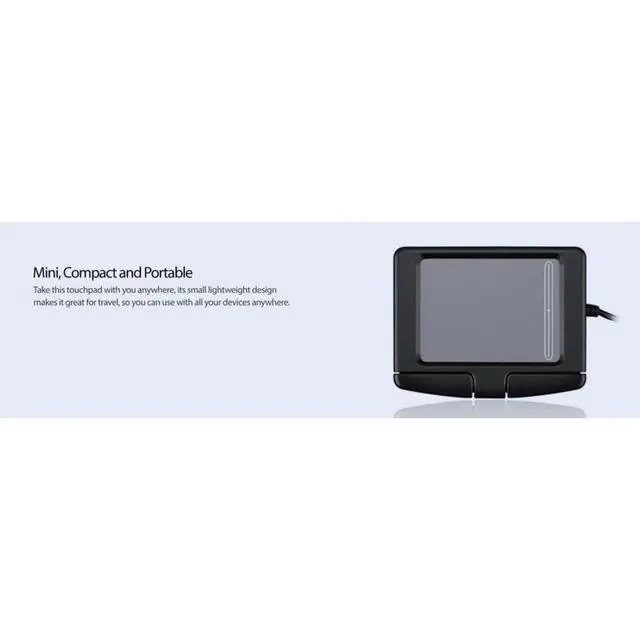 Alt view image 5 of 5 - GP-160UB - Easy Cat 2 Button Glidepoint Touchpad (Black)