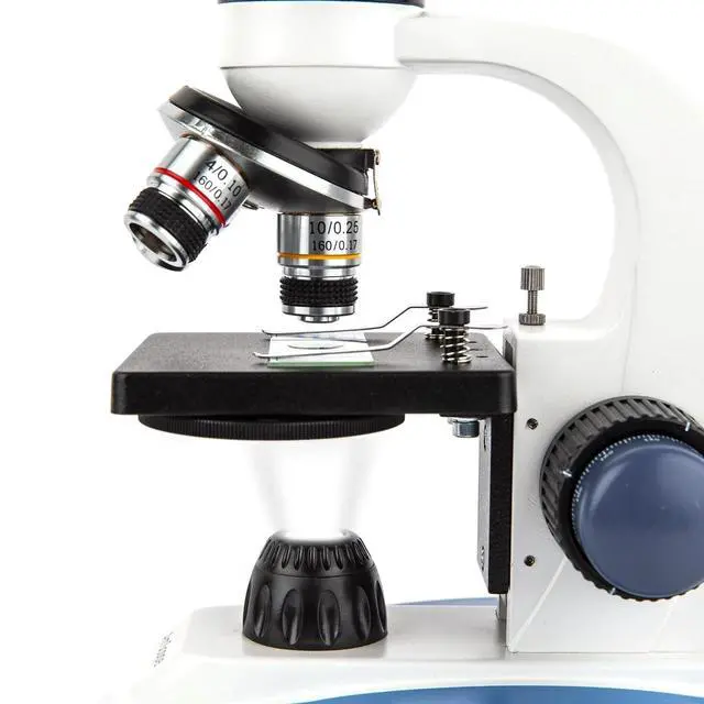 Alt view image 2 of 6 - M158C-E Series 360-Degree Rotating Monocular Head Compound | 40X-1000X Magnification Range USB 2.0 Connectivity Compound Biological Microscope LED Ring Light