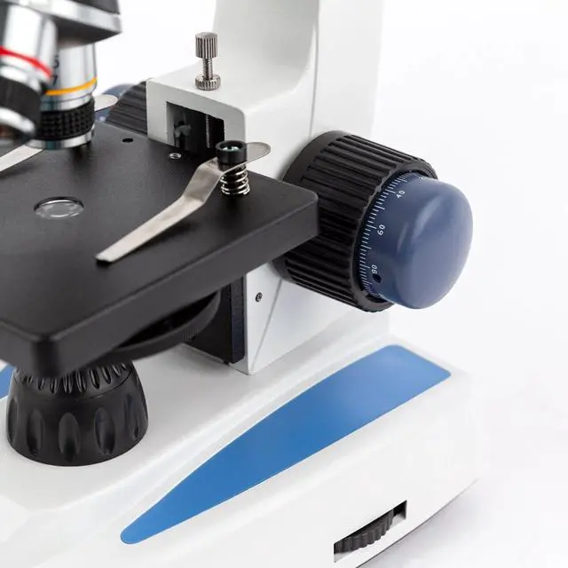 Alt view image 5 of 6 - M158C-E Series 360-Degree Rotating Monocular Head Compound | 40X-1000X Magnification Range USB 2.0 Connectivity Compound Biological Microscope LED Ring Light