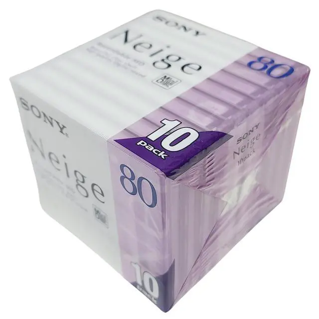 Alt view image 3 of 4 - Neige 80 Minute Blank minidisc 10 disc Pack
