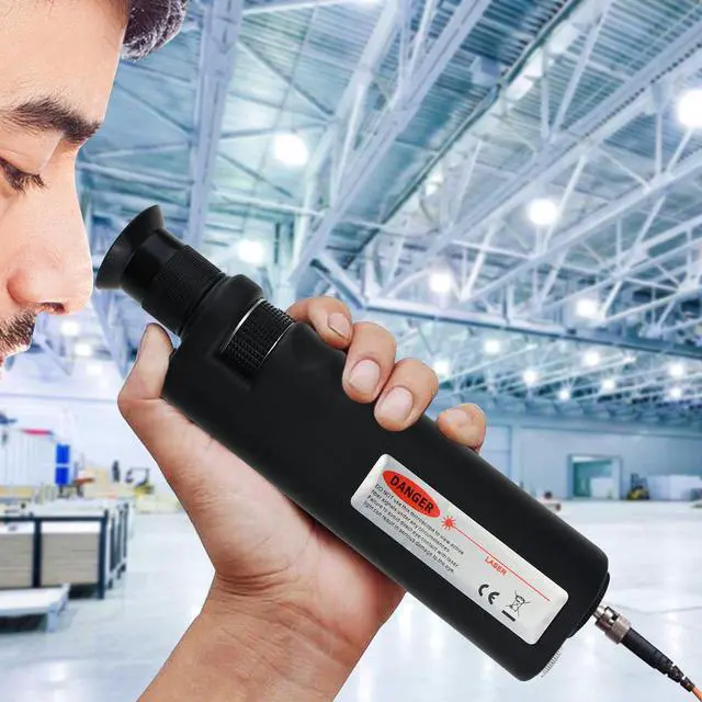 Alt view image 3 of 6 - 400x Handheld Fiber Optic Microscope Inspection Tool Portable Microscope Fiber Optic Tools Lighted Pocket Microscope LED Light Coaxial Illumination 2.5mm FC SC ST and 1.25mm LC Adapter