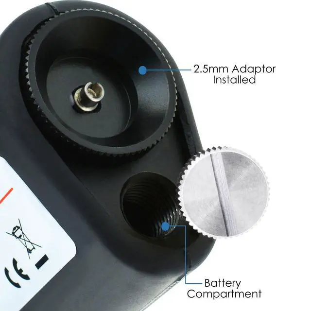 Alt view image 6 of 6 - 400x Handheld Fiber Optic Microscope Inspection Tool Portable Microscope Fiber Optic Tools Lighted Pocket Microscope LED Light Coaxial Illumination 2.5mm FC SC ST and 1.25mm LC Adapter