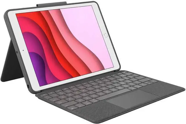 Main image of Combo Touch Keyboard Folio Case for iPad 10.2" 7th/8th/9th Gen Graphite