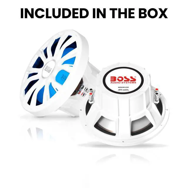 Alt view image 6 of 6 - MRGB10W 10 Inch Subwoofer, 800 Watts, Dual 2 Ohm Coil
