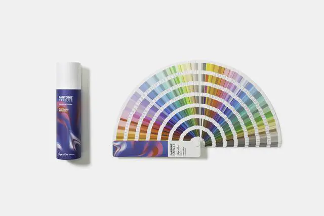 Alt view image 5 of 6 - CAPSULE SIGNATURE EDITION Color Guide 612 Color Fan Deck (Coated & Uncoated) for Graphic Design, Branding, Print & Product Design Portable Starter Guide Color Matching Tool for Freelancers & Young