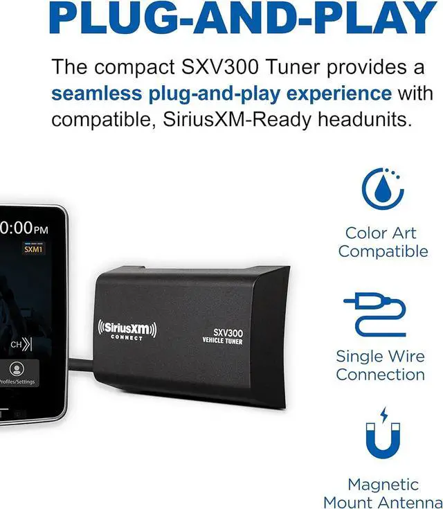 Alt view image 2 of 6 - SIRIUS-XM SXV300V1 SiriusConnect(TM) Vehicle Tuner Computers, Electronics, Office Supplies, Computing