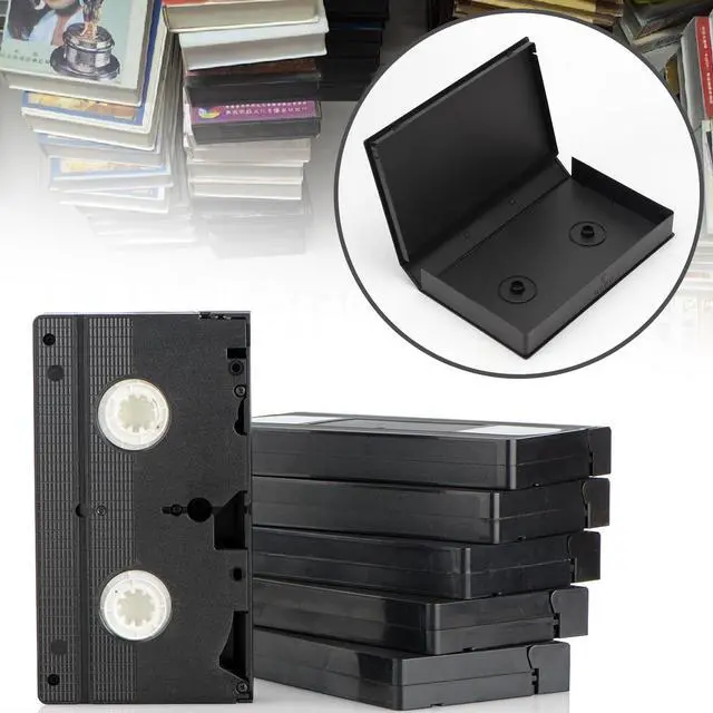 Alt view image 6 of 6 - 20 Pack VHS Tape Protector Case Standard Black VHS Cases | VHS Album Case with Outer Clear Sleeve, VHS Cassette Tape Storage Box Protective Sleeve for VHS Cassette Original Box