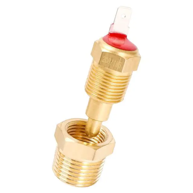 Alt view image 3 of 6 - Fan Temperature Switch 200°F On 185°F Off, 3/8" NPT Thread | Electric Engine Cooling Fan Thermostat Temp Sensor Switch for Fans 10" 12" 14" 16"
