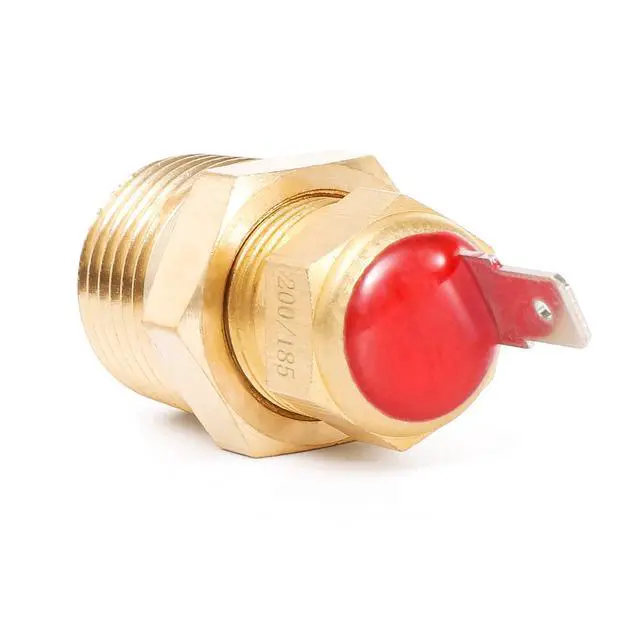 Alt view image 5 of 6 - Fan Temperature Switch 200°F On 185°F Off, 3/8" NPT Thread | Electric Engine Cooling Fan Thermostat Temp Sensor Switch for Fans 10" 12" 14" 16"