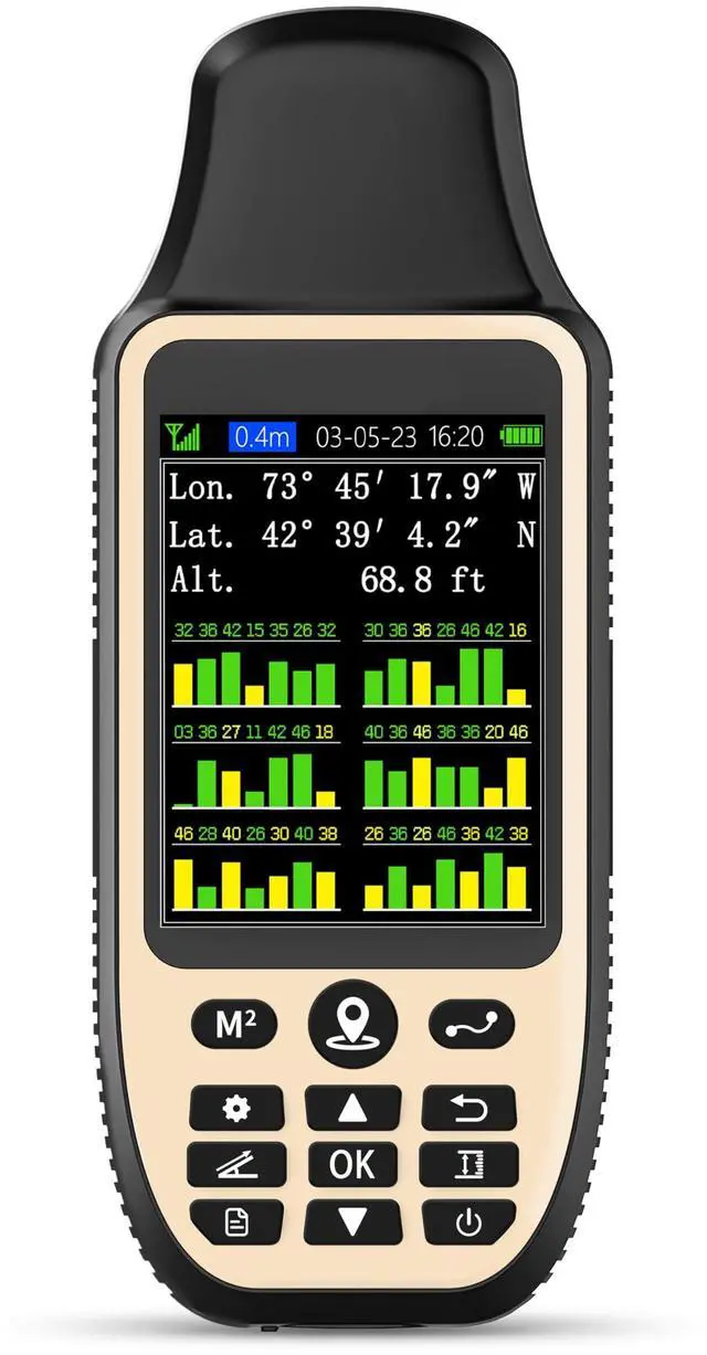 Main image of ZL660 Land Surveying Equipment, Handheld GPS for Surveying | Intuitive Operation, 3.2" Color Screen,6 Satellites, 7 Methods for Measuring Land Area, Distance,Slope