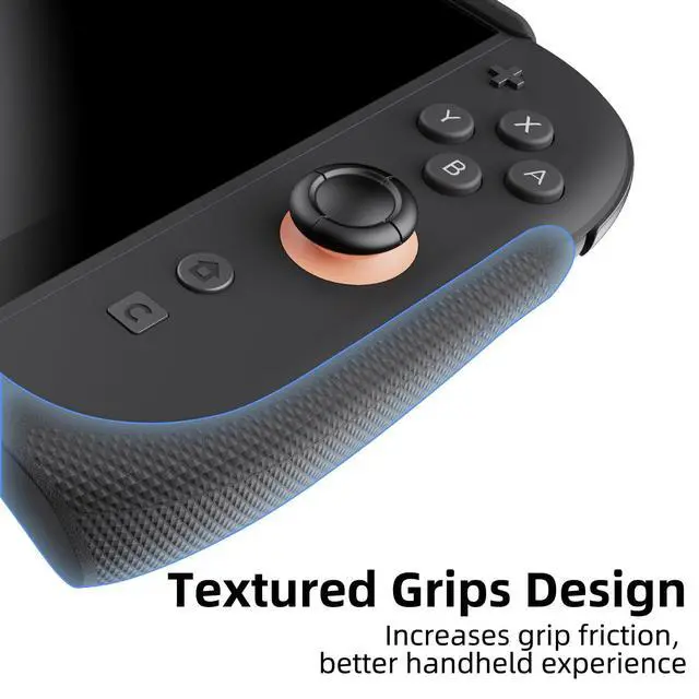 Alt view image 3 of 6 - Savage Raven by StandGrip for Nintendo Switch 2: A Soft Protective Case with Textured Grips Full Protection and Stand, Shock-Absorption Non-Slip and Anti-Scratch Cover - Galactic Purple