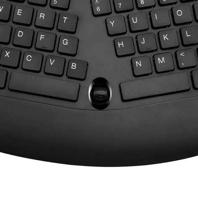 Alt view image 5 of 6 - WKB-1600CB TruForm Wireless Ergonomic Keyboard & Optical Mouse Combo | Media, Split Design, Adjustable DPI, 24 GHz RF Technology, Multimedia Hotkeys