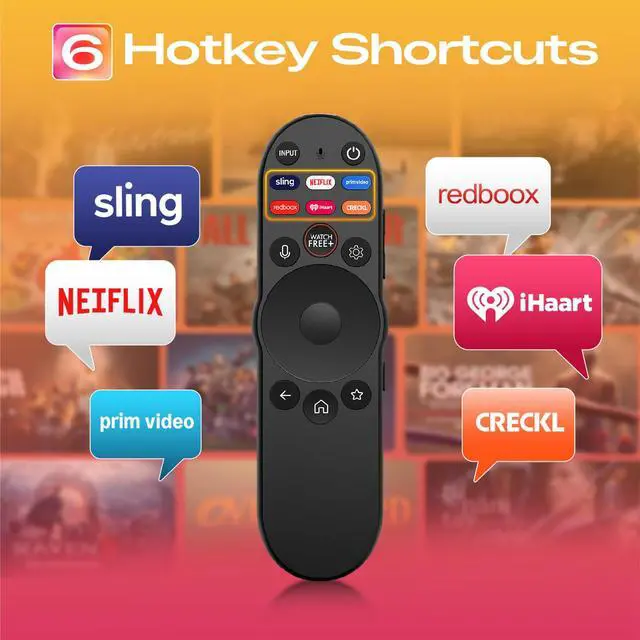 Alt view image 5 of 6 - XRT270 Bluetooth Voice Remote for VIZIO Smart TV Remote Control, Universal Replacement for Vizio XRT260 XRT140 XRT136 FHD 4K QLED UHD Quantum Pro Smartcast D, E, M, P, V, PX Series Smart TVs