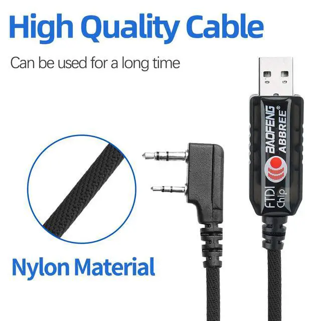 Alt view image 5 of 6 - FTDI USB Programming Cable for Ham Radio UV-5R Mini BF-F8HP Pro AR-5RM DM32 AR-152 PRO UV-5G Plus K5PLUS UV32 GM-15PRO GM21 UV-21R BF-888S,Support Windows,Mac,Ubuntu OS