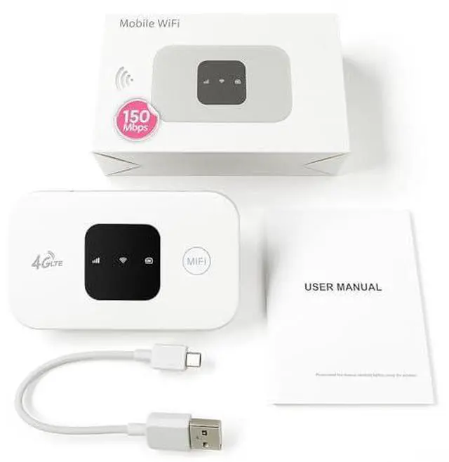 Main image of Mobile Hotspot, Portable Travel Router 300Mbps High Speed SIM Card (Not Provide) Hotspot Device 4G Strong Coverage Mobile Internet Router for Car Home Office Travel