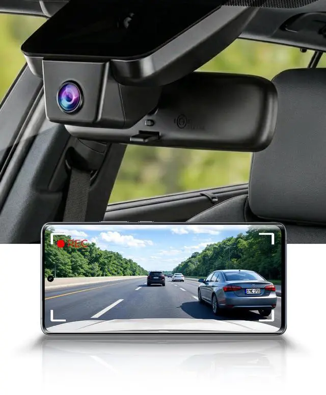 Main image of 4K Dash Cam Suitable for Toyota bZ4X 2023-2026 XLE Plus Limited Nightshade, OEM Factory Look, UHD 2160P Video, WiFi & APP, Loop Recording, Collision Detection, Easy to Install, 64GB Card