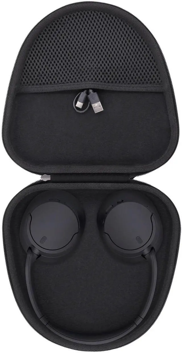 Main image of Hard Case for Sony WH-CH720N/WH-CH710N/WH-CH520/WH-1000XM6 Headphones | Compatible with Sony CH720N/CH710N/CH520/1000XM6/1000XM5/ULT WEAR Noise Canceling Bluetooth Headphones, Black Case