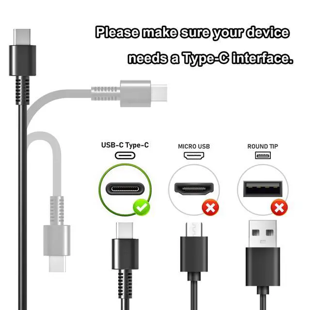 Alt view image 4 of 6 - 65W USB-C Laptop Charger for Dell Latitude Chromebook XPS 2-in-1 Series | USB-C AC Adapter for Dell 3120 3189 3190 3310 3330 3340 3390 3510 3520 3550 5300 5330 5410 5430 5530 7275 7390 7400 7420