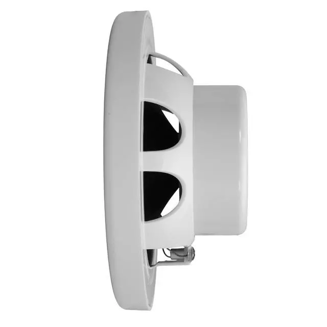 Alt view image 4 of 6 - Marine Audio Speakers, 80 Watts, 6.5 Inch, Water Resistant, UV-Resistant, with Metallic Dome Tweeter, High-Performance Marine, RV & Vehicle Upgrade (White)