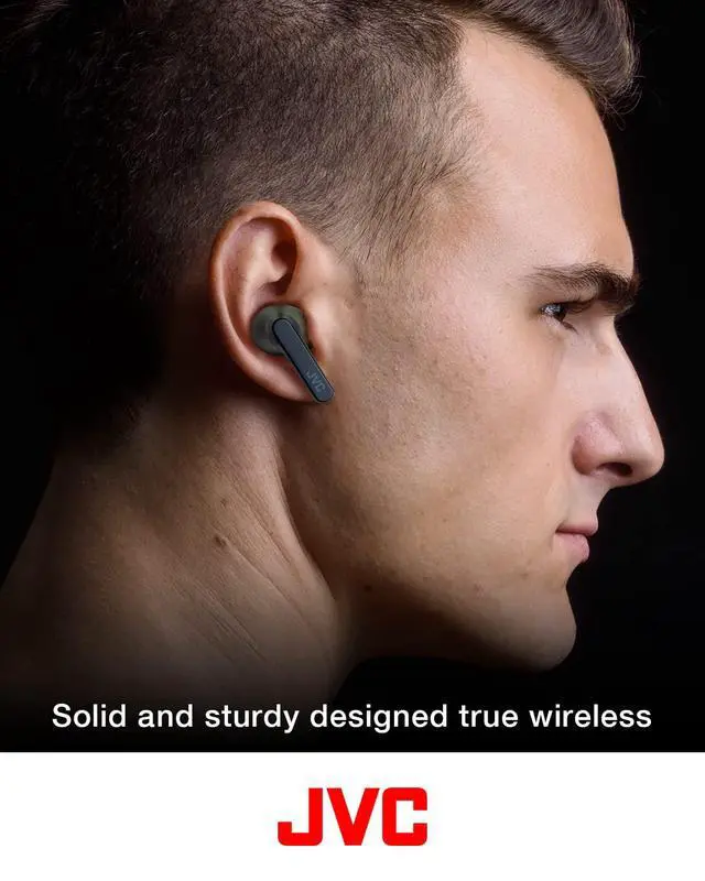 Alt view image 2 of 6 - RIPTIDZ True Wireless Headphones with Touch Sensor Operation, Single Ear use, IPX5, Bluetooth 5.1, Long Battery Life (up to 30 Hours) - HAA9TB (Black), Small
