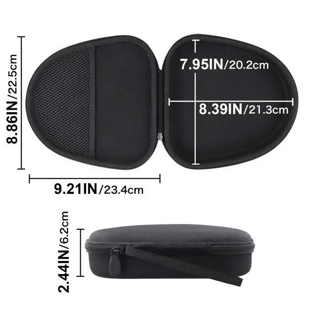 Alt view image 6 of 6 - Hard Case for JBL Tune 510BT/560BT/710BT/720BT/660NC/760NC Headphones | Compatible with JBL Tune/Live series headphones, Protective Storage, Shockproof, Portable Carrying Box, Black Case