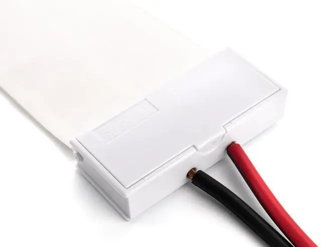 Alt view image 4 of 6 - Ghost Wire 2.0, Super Flat Adhesive Speaker Wire Kit with 4 Terminal Blocks, 50 ft,16 AWG, 2 Conductor, White