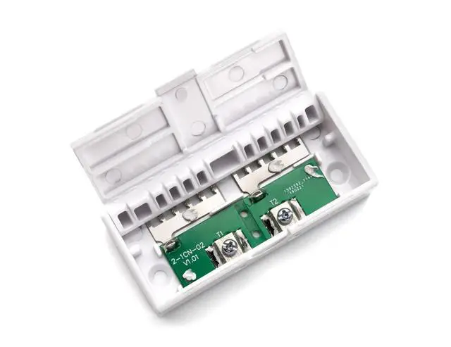 Alt view image 5 of 6 - Ghost Wire 2.0, Super Flat Adhesive Speaker Wire Kit with 4 Terminal Blocks, 50 ft,16 AWG, 2 Conductor, White