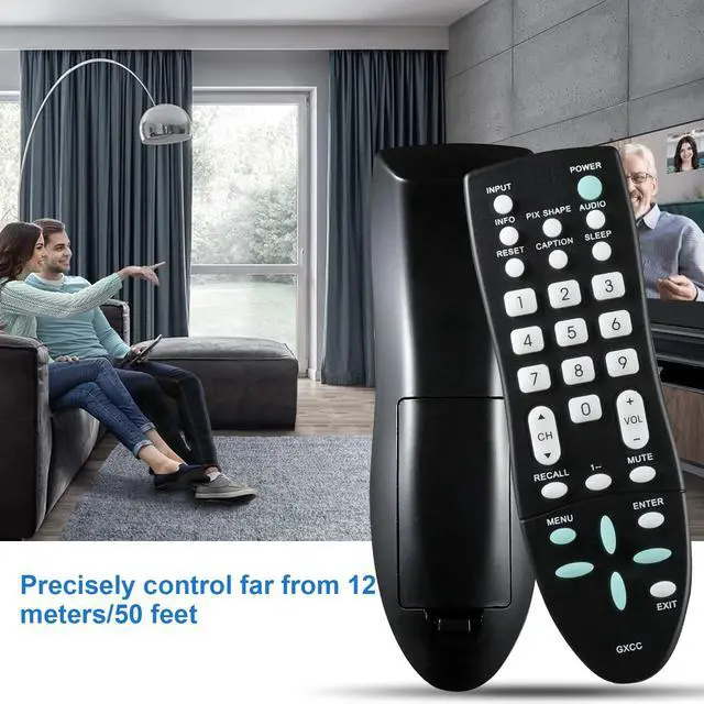 Alt view image 2 of 6 - GXCC Replace Remote Control for Sanyo TV GXFA DP19649 DP19648 DP26649 DP26640