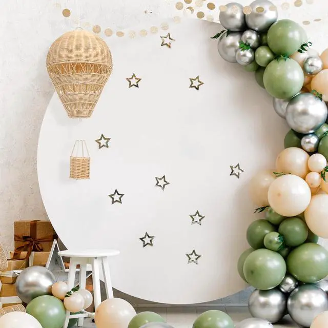 Alt view image 3 of 6 - Natural Rattan Woven Hot Air Balloon Decor 13.38X9.84X2.36In Hanging Nursery Wall Art Kids Room Photo Prop Home Decorative Supply