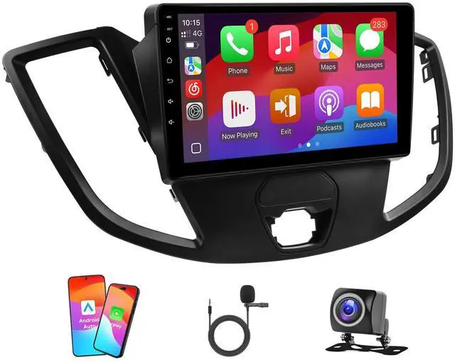Main image of Car Stereo Radio for Ford Transit 2013 2014 2015 2016 2017 2018 2019 Upgrade, Support Wireless Carplay/Android Auto/Bluetooth/GPS/Backup Camera/SWC (Model A, 2+32G)