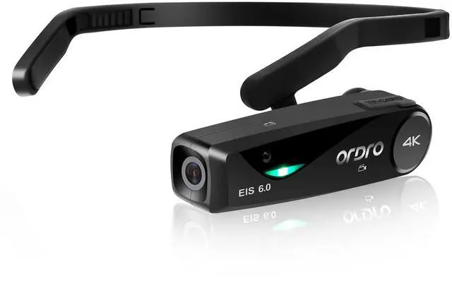 Main image of EP6 Plus Vlog Camera 4K Camcorder Hands Free Lightweight Mini Wearable Video Camera Full HD 1080P 60FPS WI-Fi APP Connection Recorder- Black
