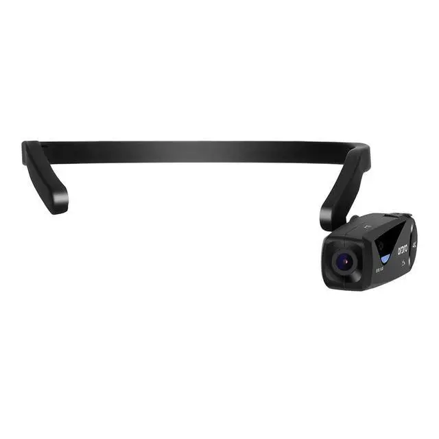 Alt view image 4 of 6 - EP6 Plus Vlog Camera 4K Camcorder Hands Free Lightweight Mini Wearable Video Camera Full HD 1080P 60FPS WI-Fi APP Connection Recorder- Black