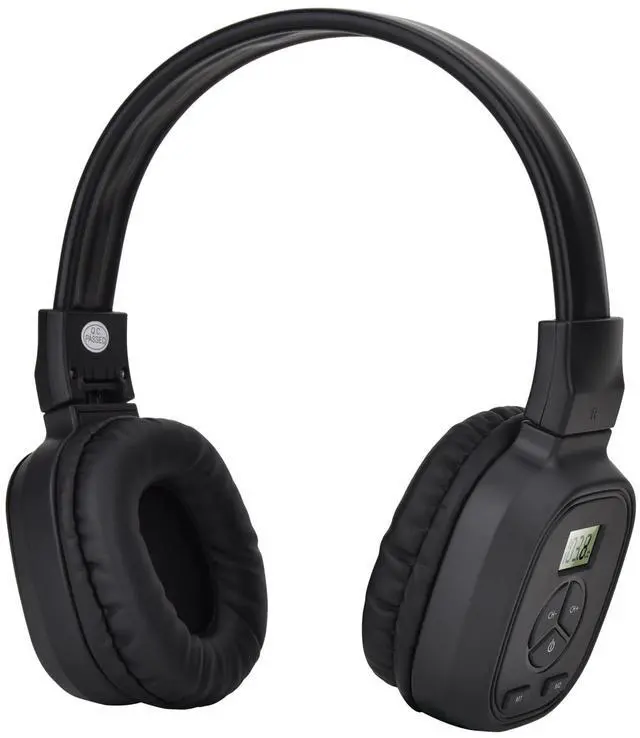 Main image of Personal Portable FM Radio, Headphones Radio with Great Reception | LCD Display, Soft Ear Muffs, FM Receiver, Powered by 2 AAA Batteries(Not Included), Pocket Radio for Walking, Jogging