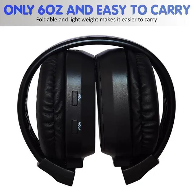 Alt view image 5 of 6 - Personal Portable FM Radio, Headphones Radio with Great Reception | LCD Display, Soft Ear Muffs, FM Receiver, Powered by 2 AAA Batteries(Not Included), Pocket Radio for Walking, Jogging