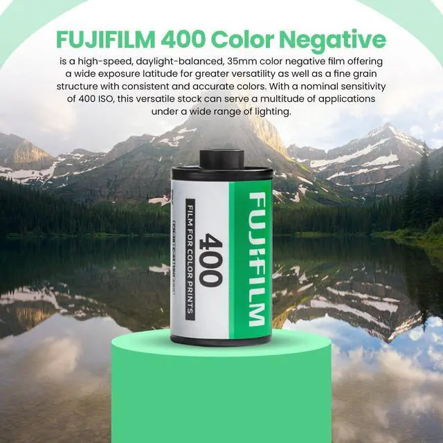 Alt view image 4 of 6 - Fujicolor 400 ISO 35mm Color Negative Film 36 Exposures - 2 Packs (6 Rolls)
