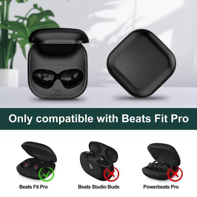 Alt view image 2 of 6 - Wireless Charging Case for Beats Fit Pro, with Bluetooth Pairing | Replacement Charger Case for Beats Fit Pro, 700mAh Built-in Battery, Support Wireless and Wired Charging, Not Include Earbuds