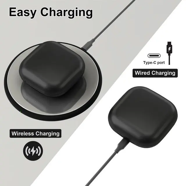 Alt view image 4 of 6 - Wireless Charging Case for Beats Fit Pro, with Bluetooth Pairing | Replacement Charger Case for Beats Fit Pro, 700mAh Built-in Battery, Support Wireless and Wired Charging, Not Include Earbuds