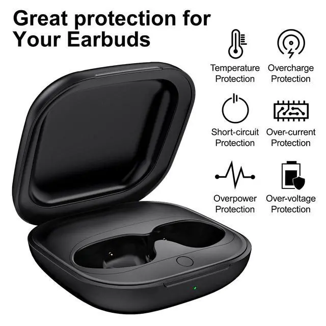 Alt view image 6 of 6 - Wireless Charging Case for Beats Fit Pro, with Bluetooth Pairing | Replacement Charger Case for Beats Fit Pro, 700mAh Built-in Battery, Support Wireless and Wired Charging, Not Include Earbuds
