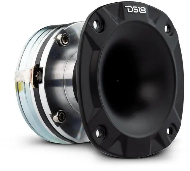 Main image of PRO-DRNSC1.5DK 1" Throat Neodymium Driver with 1.5" Composite Polyamide Voice Coil with Horn. Extremely Loud - PRO Tweeters are The Best in The Pro Audio and Voceteo Market - 1 Speaker