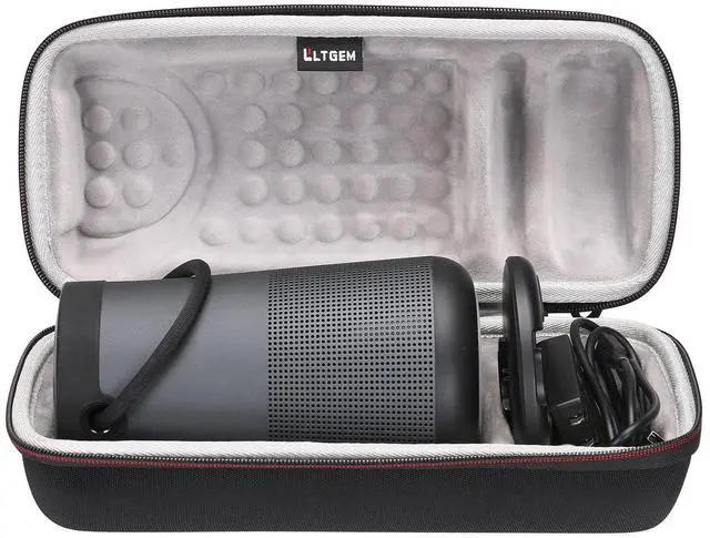 Main image of LTGEM Travel Case for Bose SoundLink Revolve+ Series II Speaker | Fits Charging Cradle, Fits AC Adaptor and USB Cable