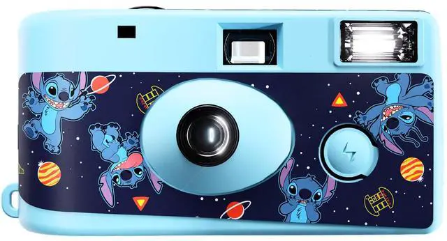 Main image of Disney Lilo and Stitch Disposable Camera with Flash 20 Exposure Film Lilo and Stitch Gifts for Women, Men, and All Fans of Lilo and Stitch Stuff (Stitch Galactic)