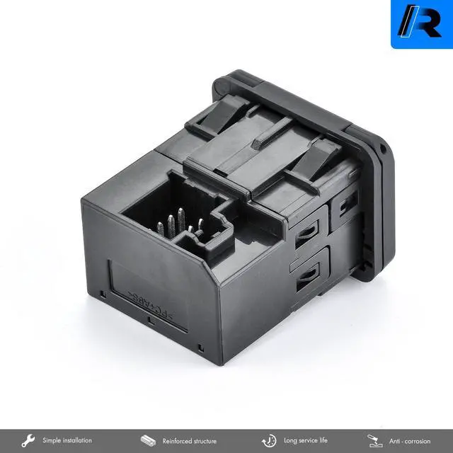 Alt view image 4 of 6 - 68159295AB Power Outlet Inverter Compatible with Ram Models | for Dodge Ram 1500 2500 3500 2013-2016, 115V AC - 150w