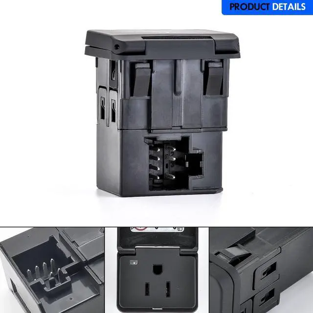 Alt view image 6 of 6 - 68159295AB Power Outlet Inverter Compatible with Ram Models | for Dodge Ram 1500 2500 3500 2013-2016, 115V AC - 150w