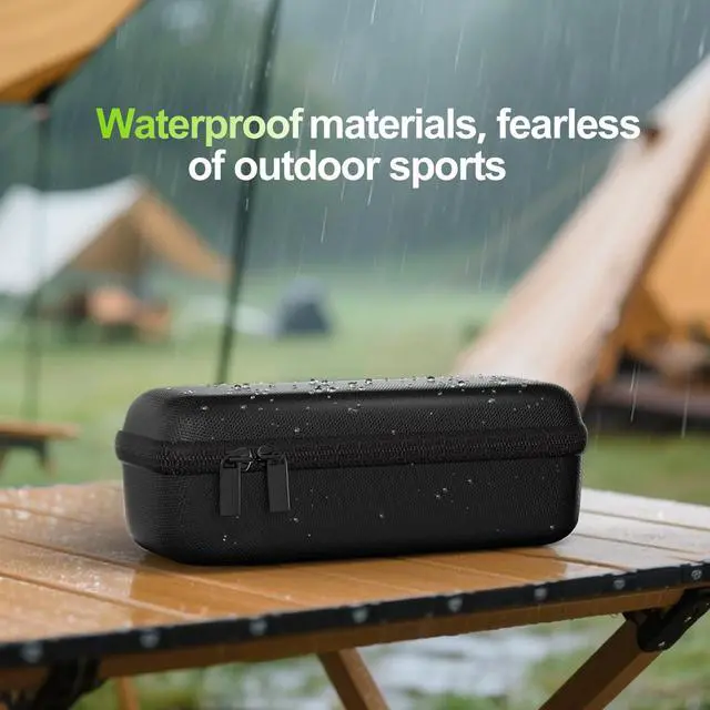Alt view image 3 of 6 - Hard Case for Bose SoundLink Flex 2nd/1st Gen Speaker - Black | Hard Travel Storage Case with Mesh Pocket, Shoulder Strap and Carabiner for Bose SoundLink Flex 2nd/1st Gen Speaker