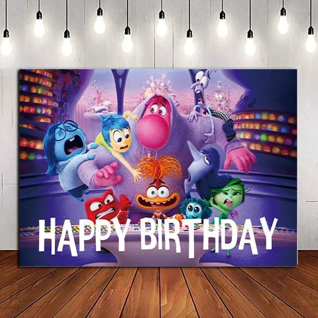 Main image of 1Pack Set Inside Out Party supplies for kids birthday party decoration (Backdrop)
