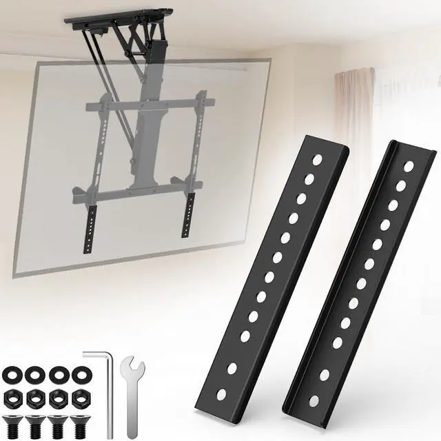 Main image of Vertical VESA TV Mount Extender Bracket Kit for Low VESA Pattern TVs | Fits for TV Ceiling Mounts,Extension Bracket Plate