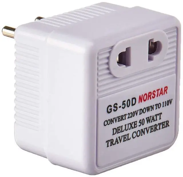 Main image of 50 Watt Step Down Converter - International Travel Converter - 220-240 V to 110-120 V