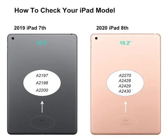 Alt view image 5 of 6 - for iPad 7 7th / 8 8th Gen Screen Replacement 2 Pack Digitizer 2019/2020 10.2 Inch, for 7th 8th Generation A2197 A2198 A2200, A2270 A2428 A2429 A2430 Touch Glass with Home Button (Black)