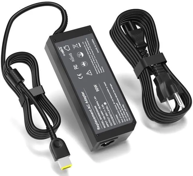 Main image of 90W Charger Compatible with Lenovo Ideacentre ThinkCentre Neo 50a 50q 30a M70q M73 M75q M80q M83 M90q M93p M700 M710 M710q M715q M720 M900 M910 M910q All-in-One Desktop Power Adapter